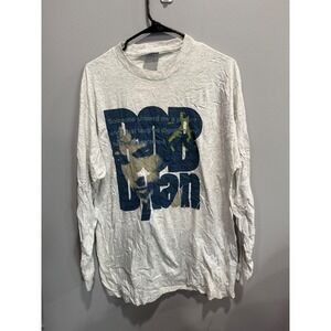 Vintage 1995 Bob Dylan Winter Classic Long‎ Sleeve T Shirt All Sport Concert